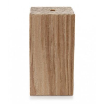 Kit Cache Douille Rectangle en Bois Brut à Personnaliser  Une Touche de Géométrie dans votre éclairage