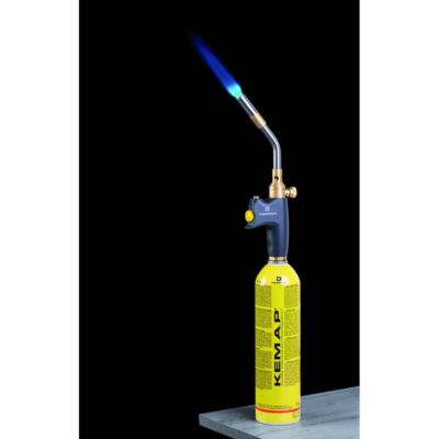 Kit Chalumeau à Gaz 2 Bouteilles Propane KEMAP PRO 750ml 2400-C, Soudobrasage, Plomberie, Mallette de Transport KEMPER