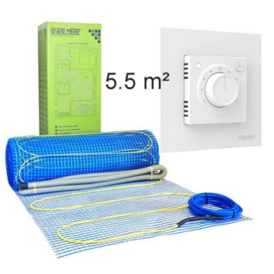 Kit chauffage au sol 5,5 m², 170 W/m² + MST-9 thermostat