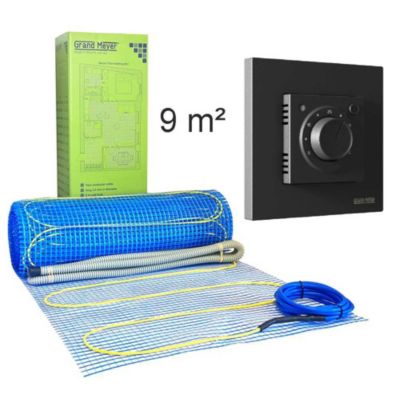 Kit chauffage au sol 9 m², 170 W/m² + MST-9n thermostat
