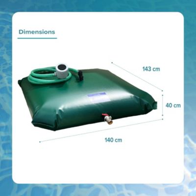 Kit Citerne Souple Récupérateur Eau de Pluie 200 Litres - Edenea Essentiel