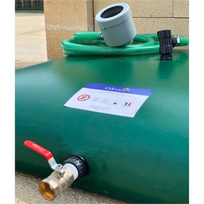 Kit Citerne Souple Récupérateur Eau de Pluie 200 Litres - Edenea Essentiel