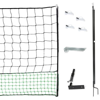 Kit clôture filet à poules 24 M avec porte 9 piquets double pointe