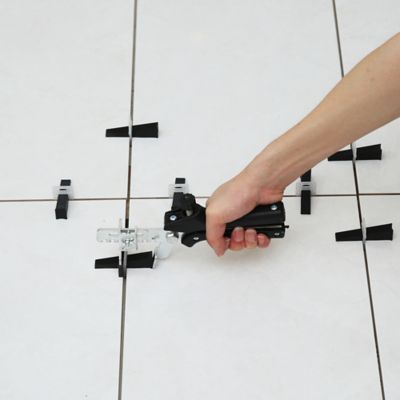 Cale Autonivelant Pour Carrelage - Fixlevel - Cale De Nivellement - Croisillon Autonivelant - Outils De Carreleur - Croisillon De Nivellement Croisillons 3 mm - Pack 500 clips et 100 cale (3 mm
