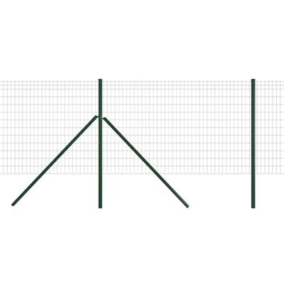 Kit complet 20 m de rouleau grillage soudé PVC - Maille 100x75mm - Fil 2,1mm - Hauteur 1,20 m