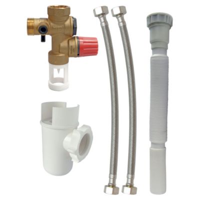 Kit complet groupe de sécurité inox pour eau agressive - Somatherm For You