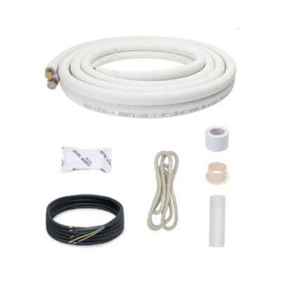 Kit Complet Liaison Frigorifique 1/4-3/8 Pré-Dudgeonnée Liaison Flare bi tube M1 Sannover 5 Mètres