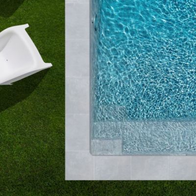 KIT COMPLET - Margelles pour piscine 6x3m en Pierre Atlas Gris (avec colle, joint, hydrofuge ...)  - RO'MA NATURE