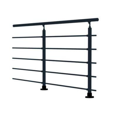 Kit complet pour mains courantes pose à plat Cala Ral 9005