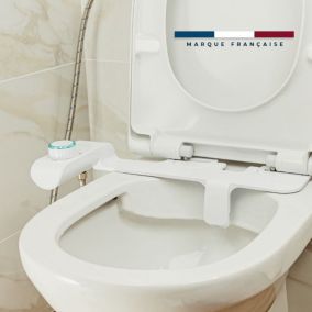 Kit Complet Toilette WC Japonaise Autonettoyante Avec Robinet 3 Voies Inclu - Marque Française - Bidet Japonais