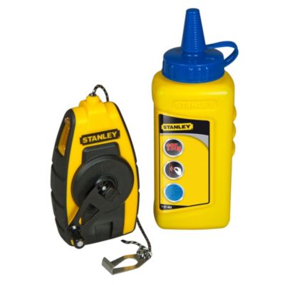 Kit cordeau traceur 9m avec poudre Stanley