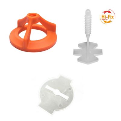 Kit Croisillons Autonivelants à visser 600 pcs (200 Croisillons 2 mm + 200 Cadrans HI-FIX + 200 Bagues de Protection) - Diamwood