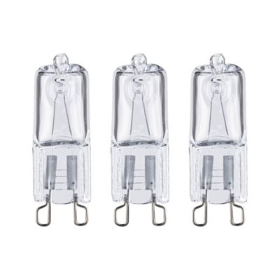 Kit Culot à broche halogène Four de cuisson G9 230V 3x225lm 3x25W 2700K gradable Clair