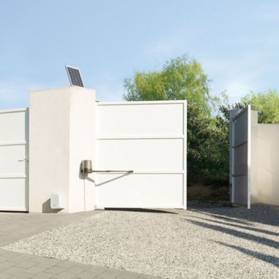 Kit d'alimentation solaire pour motorisation de portail et porte de garage - Somfy - Facile à installer - Pas de tranchée