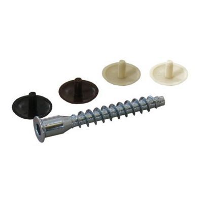 Kit d'assemblage vis acier zingué Diall Ø6,3 x L.50 mm