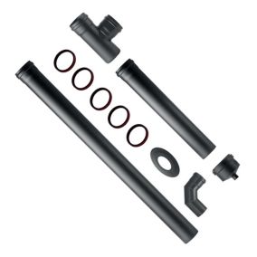 Kit d'installation pour poêle à granulés en acier 1,2 mm d