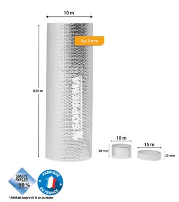 Kit Mousse Isolante USEP 3mm Pour Porte De Garage – 8x8 Pieds
