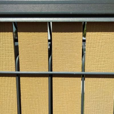 Kit d'occultation Composite Long 15 m Haut 123x250 - couleur TECK 3D WOOD