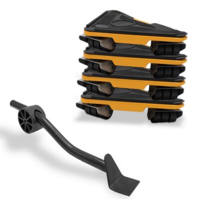 Kit Déplacement FISHTEC 1 Levier + 4 Coins Roulants 250Kg