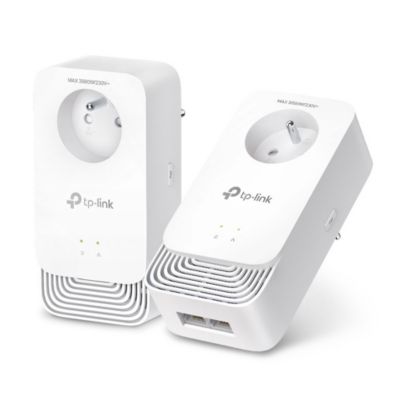 Kit de 2 adaptateurs CPL TP-Link G.HN 2400 avec prise gigogne
