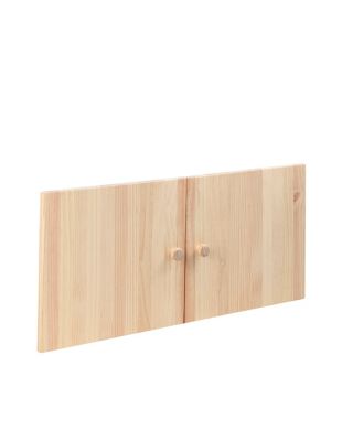 Kit de 2 portes en bois pour étagères GALA 79,6 cm, 35,5x75 cm