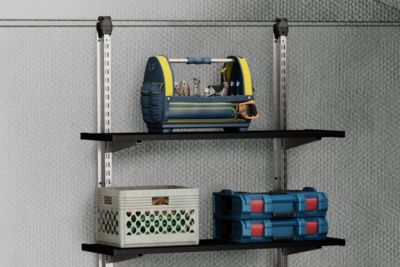 Kit complet pour portail télescopique coulissant à deux vantaux - 4m