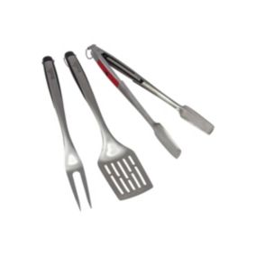 Kit de 3 ustensiles en inox pour barbecue - Char-Broil