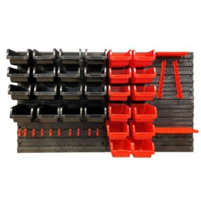 Kit de 4 panneaux muraux et accessoires de rangement - Fischer Darex