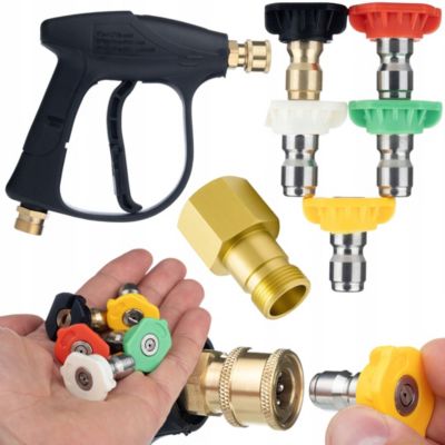 Kit de 5 Pistolets à Air Comprimé + Pistolet Haute Pression 4350 PSI 22 MM + Adaptateur EasyLock M22 - 300 Bar