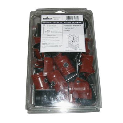 Kit de 50 fixations pour plaque Alizé rouge