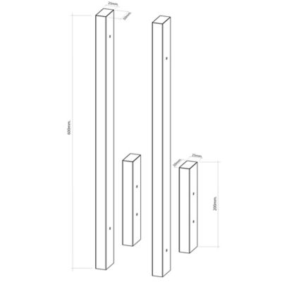 Kit de conversion GoodHome pour lave-vaisselle 45 cm