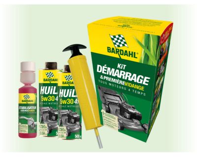 Kit de démarrage & 1ere vidange 4 temps Bardahl