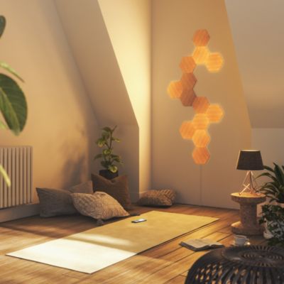 Kit de démarrage Nanoleaf Elements hexagones 13 panneaux LED