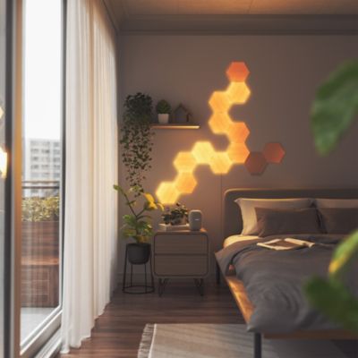 Kit de démarrage Nanoleaf Elements hexagones 13 panneaux LED