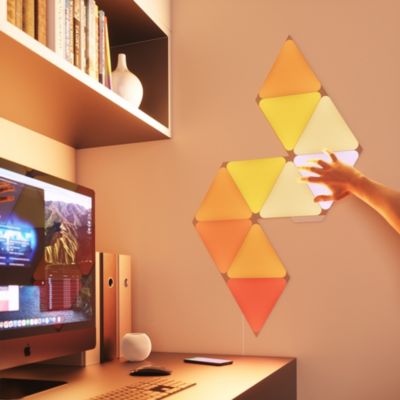 Kit de démarrage Nanoleaf Shapes 9 panneaux LED triangles