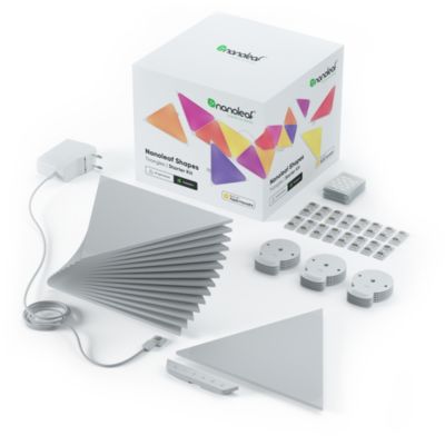 Kit de démarrage Nanoleaf Shapes triangles 15 panneaux LED
