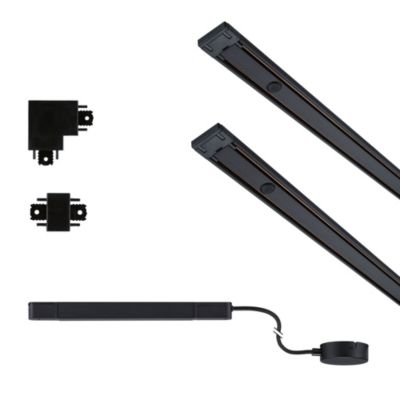 Kit de démarrage pour système de rail magnétique 100 W noir Paulmann Veya