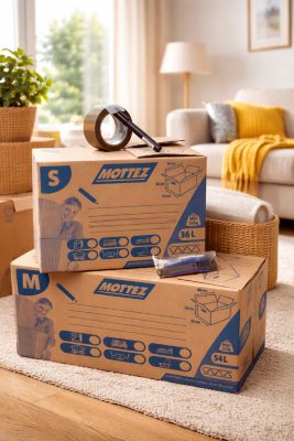 Kit de déménagement 9 pièces Mottez Les Essentiels