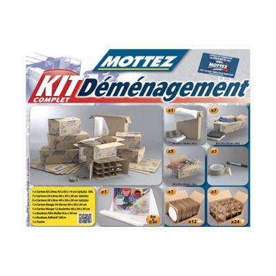 Kit de déménagement Mottez 17 pièces