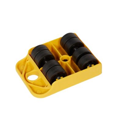 Kit de déplacement de meubles Diall TR27 1 levier + 4 coins roulant capacité 150 kg