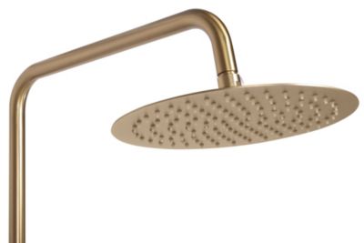 Kit de douche avec thermostat REA Lungo Gold Brush