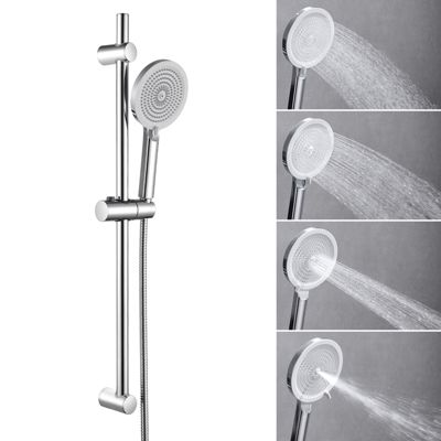 Kit de douche , Douchette 4 Fonctions, SOFETIY MAX Ensemble de Douche Design Réglable en Hauteur, Pommeau de douche, barre