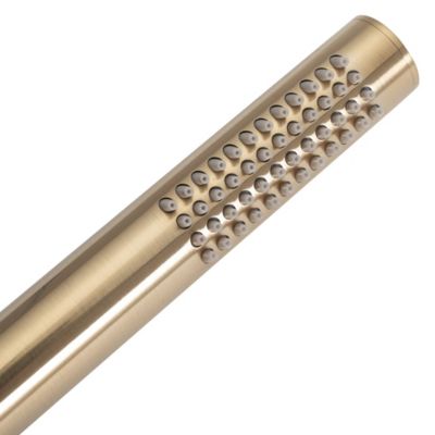 Kit De Douche Encastré Rea Lungo Brush Gold 17X16X36,5Cm + Box