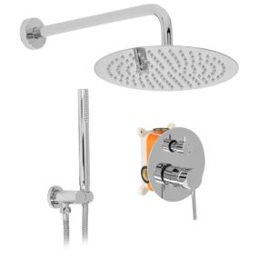 Kit de douche encastré REA Lungo Chrome + box