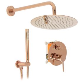 Kit de douche encastré REA Lungo Rose Gold + box