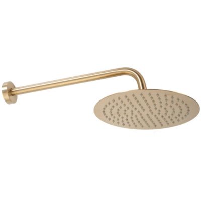 Kit De Douche Encastré Rea Lungo Thermostat Brush Gold 51,5X30X39,5Cm