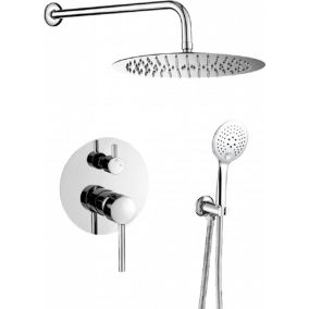 Kit de douche à encastrer LENA chrome