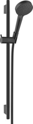 Kit de douche noir Hansgrohe Vernis Blend