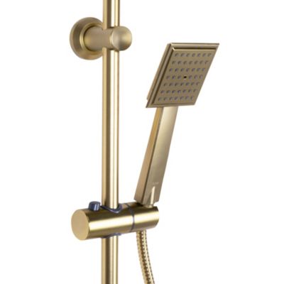 Kit De Douche Rea Bravo Brush Gold 45X40X105Cm