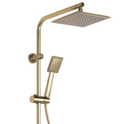 Kit De Douche Rea Bravo Brush Gold 45X40X105Cm